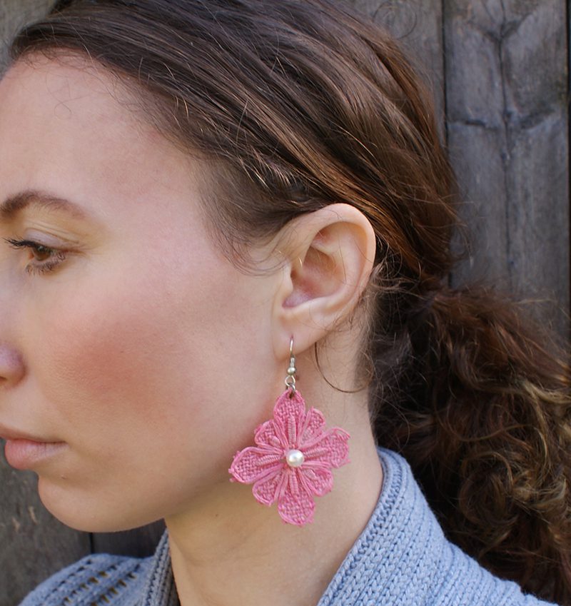 DIY-lace-dyed-earrings tutorial