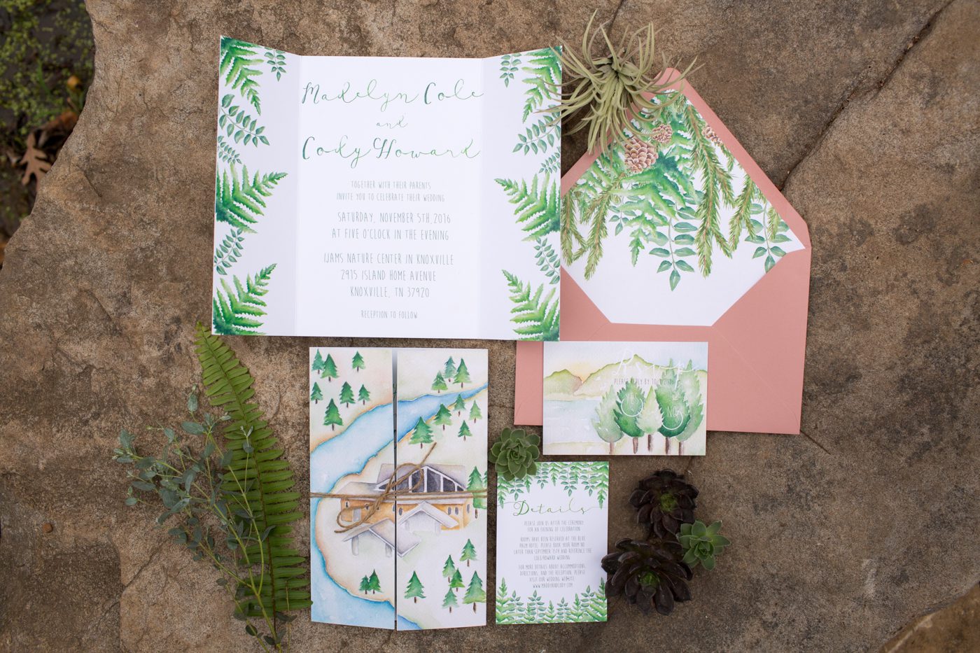 gatefold-watercolor-wedding-invitation-by-bohemian-mint