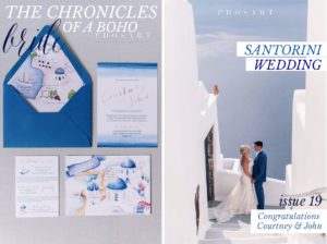 santorini wedding invitations