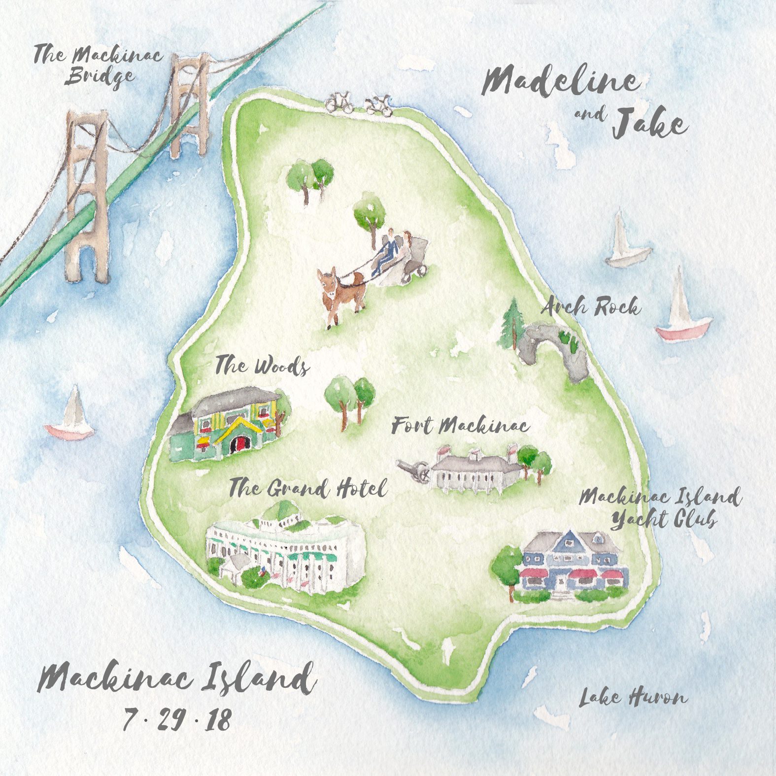 mackinac island wedding map