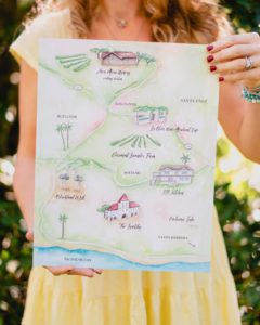 custom wedding maps by marketafhorton