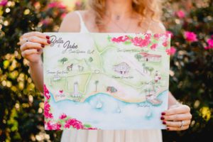 santa barbara wedding map_custom wedding map