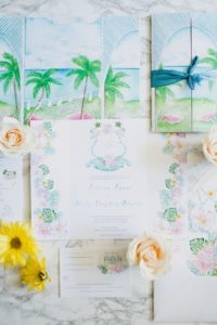 watercolor wedding invitations by marketa f horton
